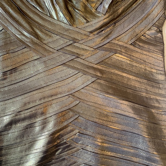 BCBG Maxazria fitted halter mini dress - Picture 3 of 6